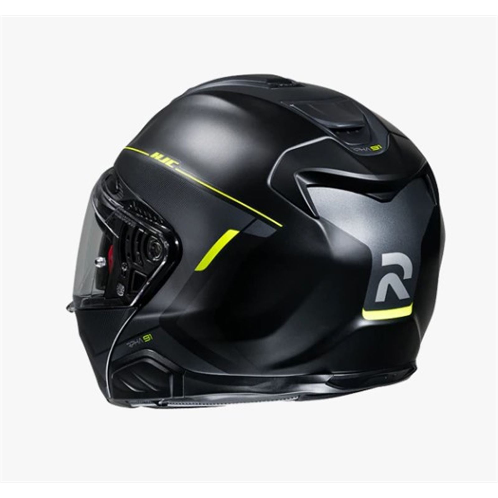 RPHA 91 Combust Modular Helmet - Black/Hi-Vis - MC-3HSF - 2XL_1536268