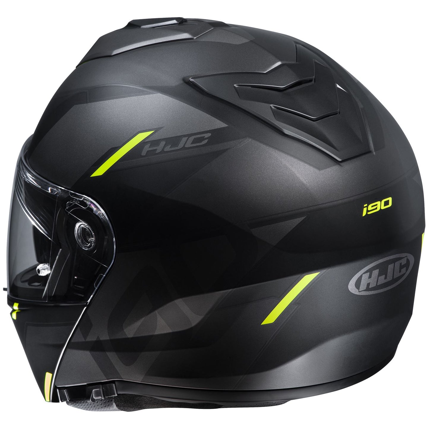 HJC I90 Aventa Helmet - Black/Silver/Hi-Vis - MC-3HSF_1413618