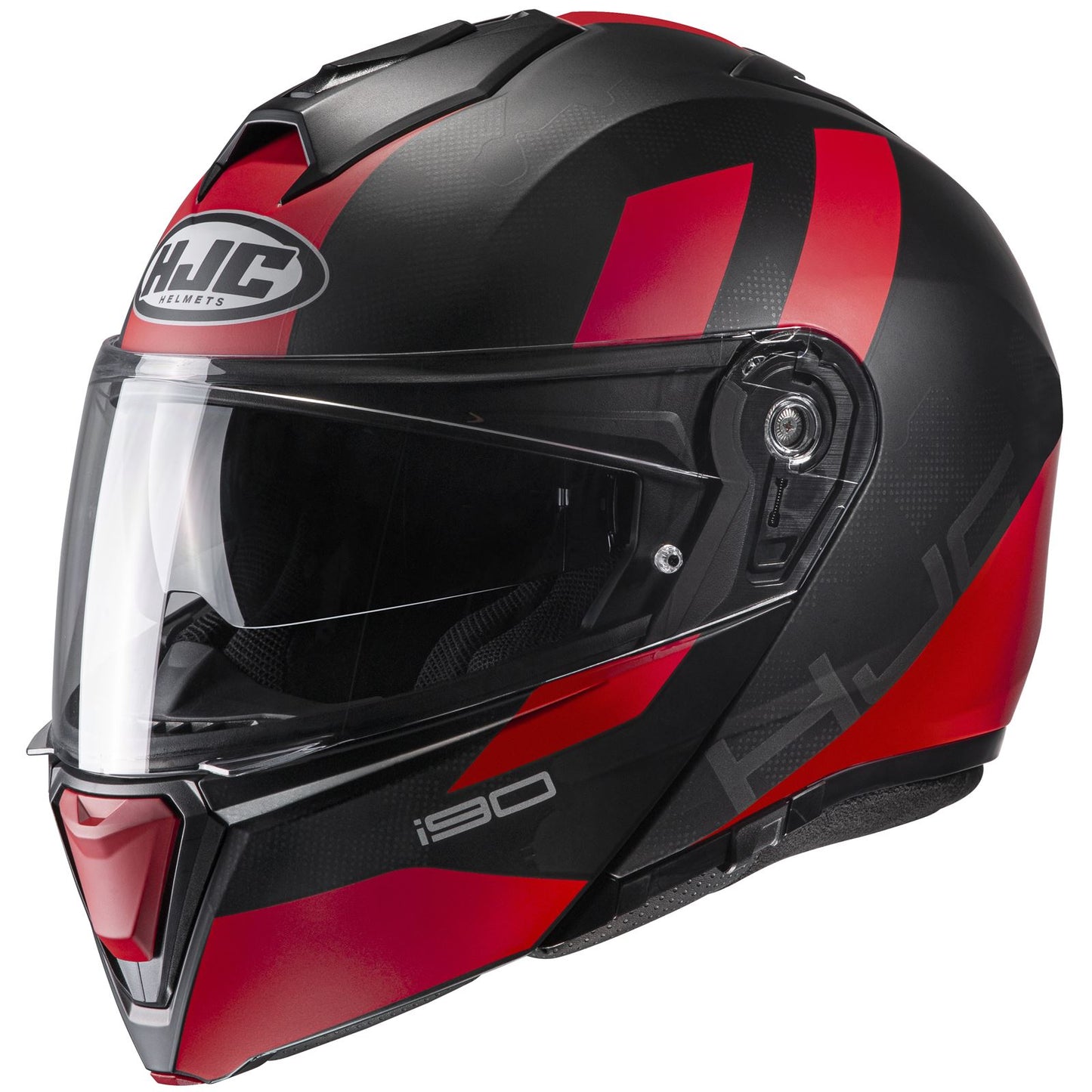 HJC I90 Syrex Helmet - Black/Red - MC1SF_1413688