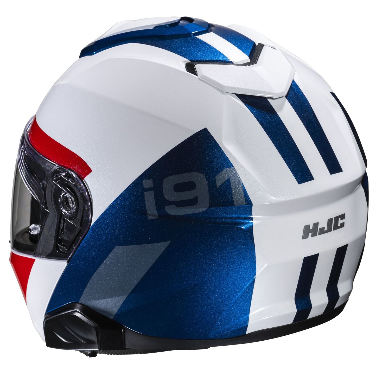 HJC I91 Bina Helmet - Red/White/Blue - MC-21_1415476