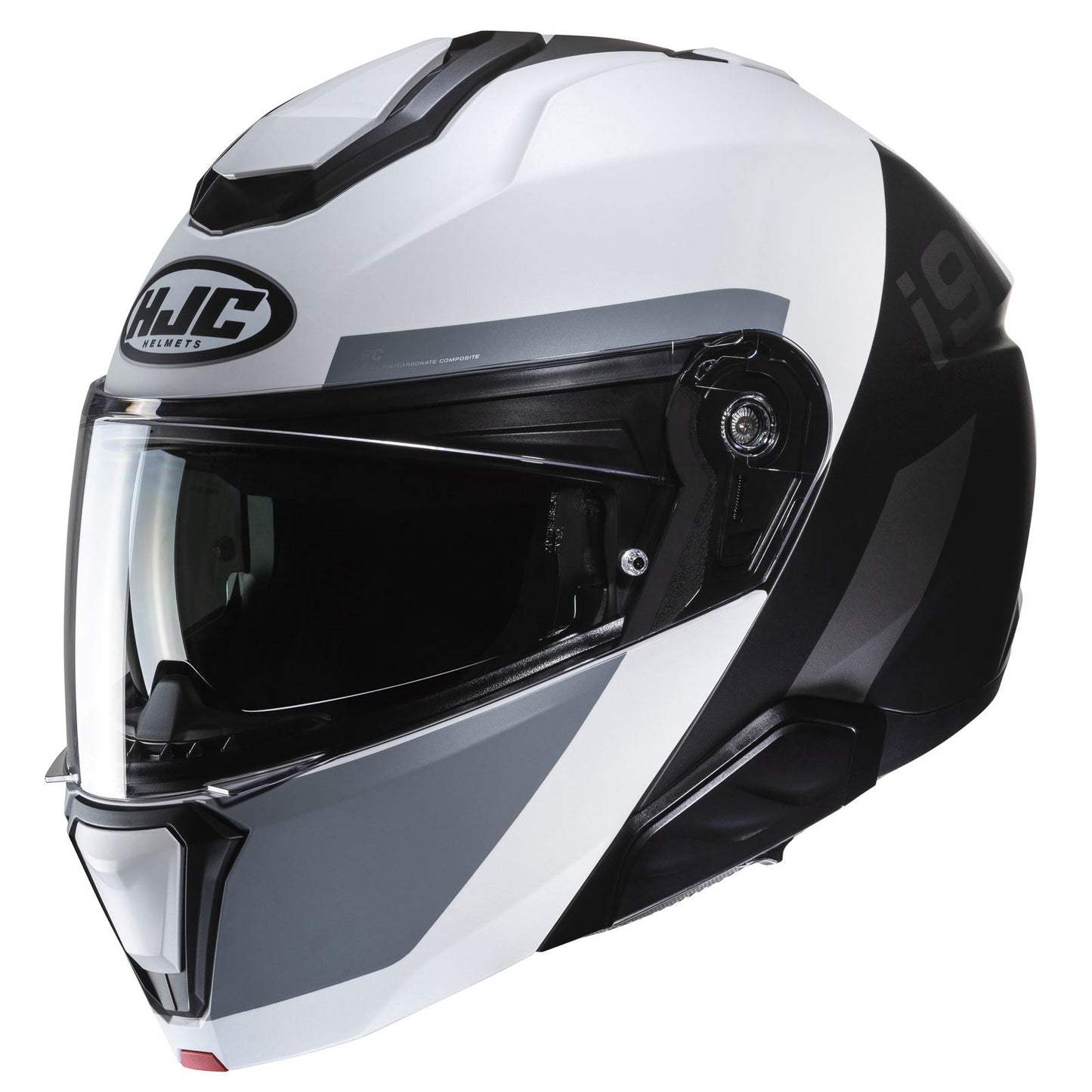 HJC I91 Bina Helmet - Black/White/Grey - MC-5SF_1416366