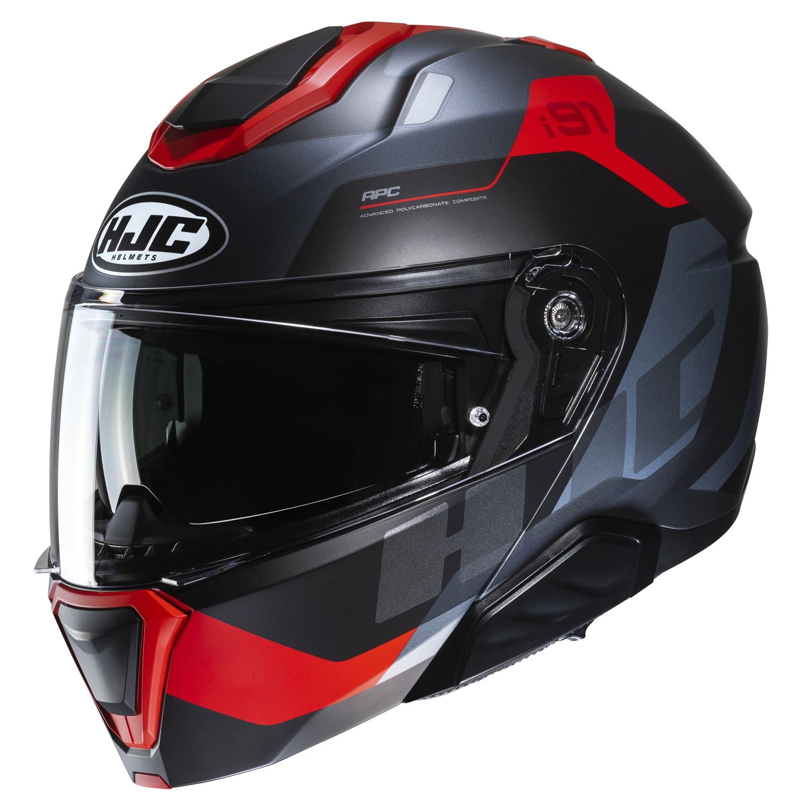 HJC I91 Carst Helmet - Black/Grey/Red - MC-1SF_1417560