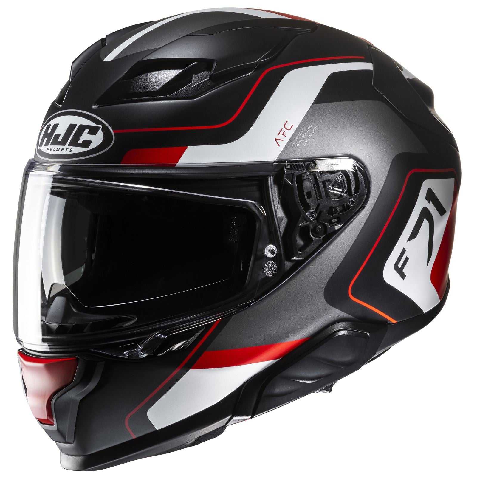 HJC F71 Arcan Helmet - Black/White/Red - MC-1SF_1401012