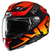 HJC F71 Bard Helmet - Black/Red/Orange/Yellow - MC-1_1413558