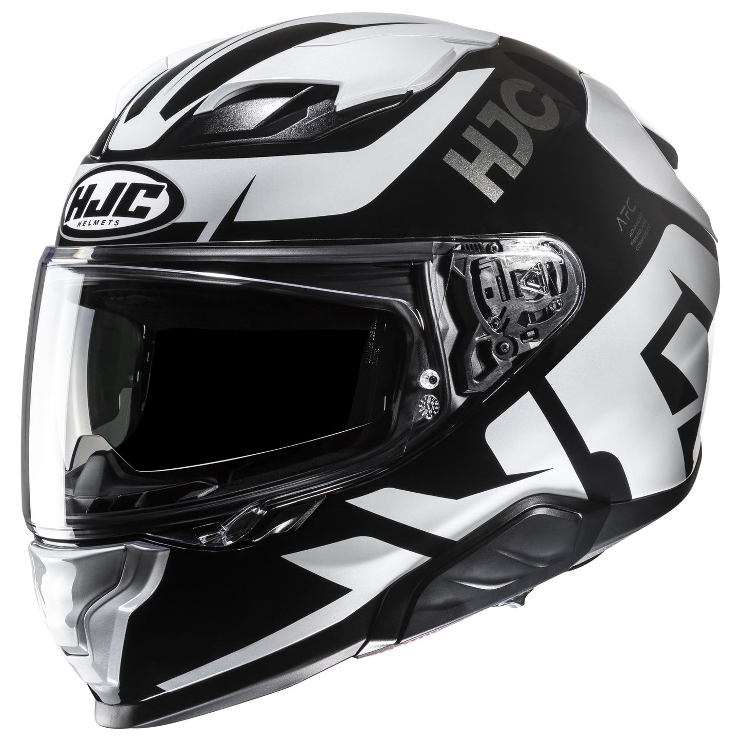 HJC F71 Bard Helmet - Black/Grey/White - MC-5_1413551