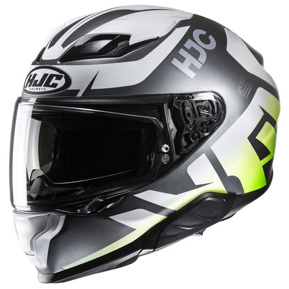 HJC F71 Bard Helmet - Black/White/Hi-Vis - MC-4HSF_1413566