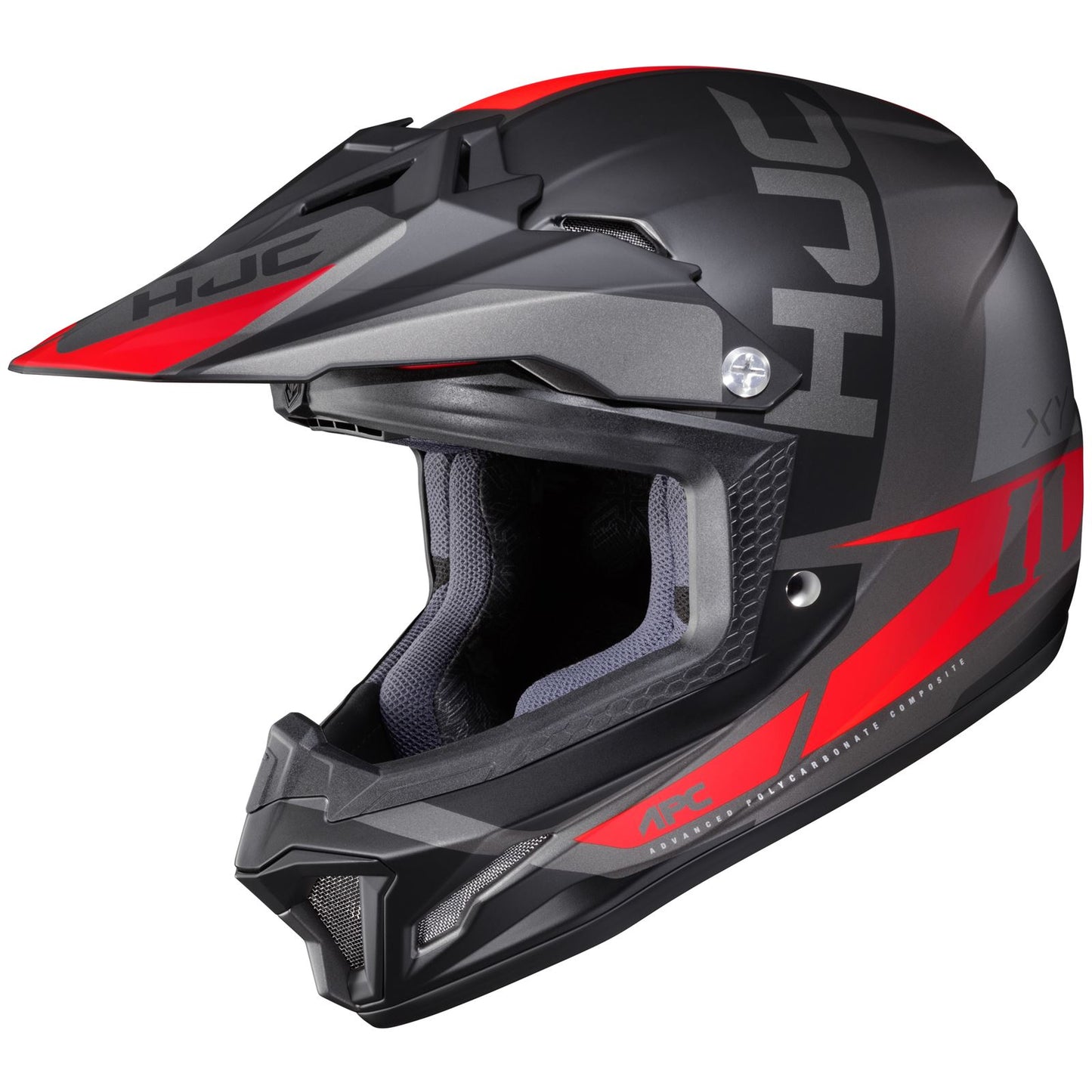 HJC CL-XY II Creed Helmet - Black/Silver/Red - MC-1SF_1417649