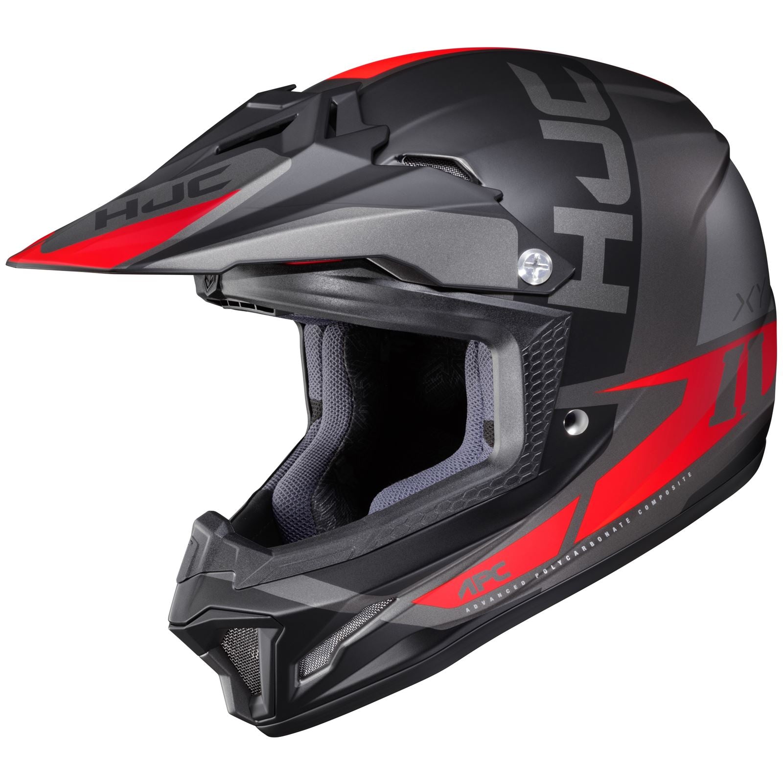 HJC CL-XY II Creed Helmet - Black/Silver/Red - MC-1SF_1417649