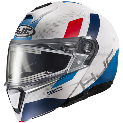 I90 Syrex Snow Helmet - White/Blue/Red - MC-21SF - Medium_1413886