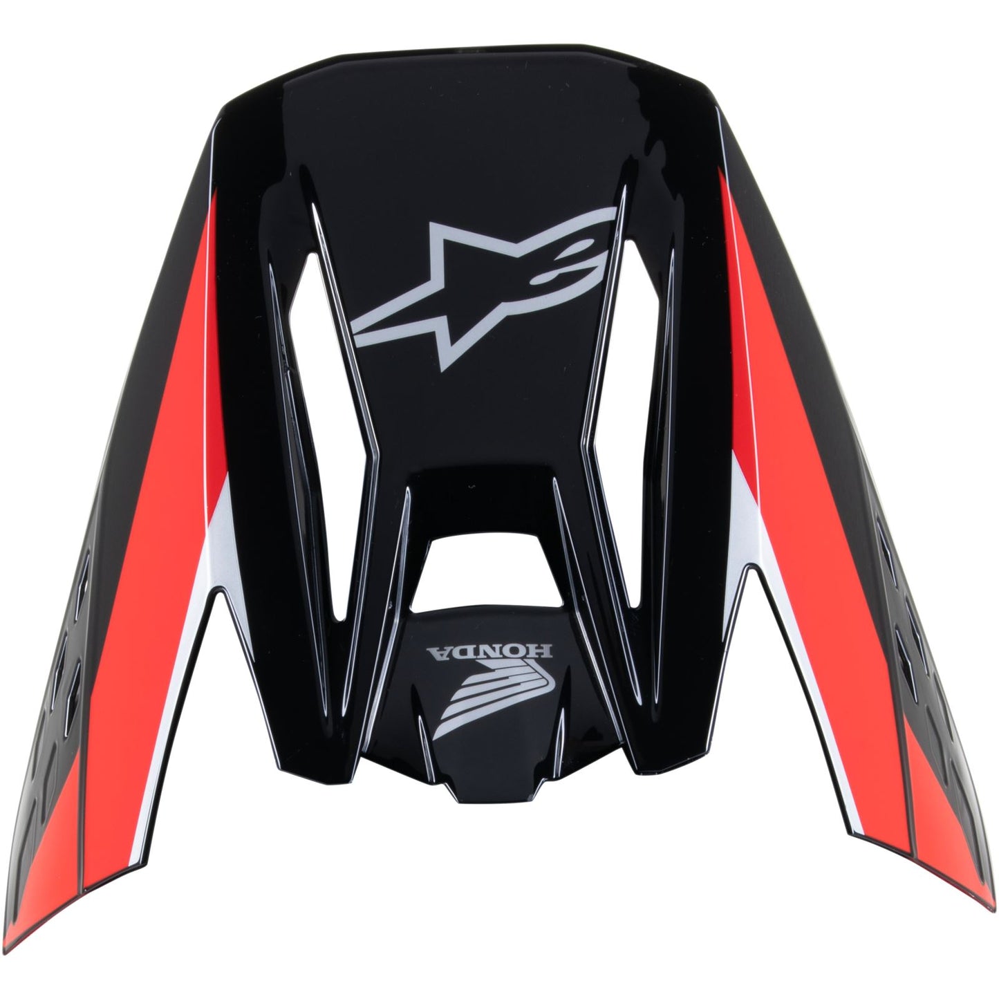 Alpinestars SM5 Visor - Honda - Black/Red Glossy [MPN: 8988023-1333-TU]_1367419