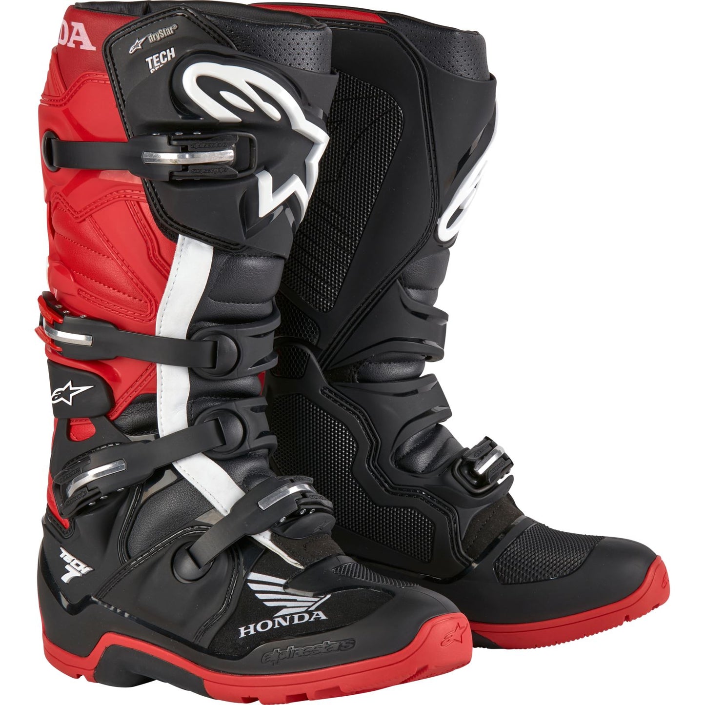 Alpinestars Honda Tech 7 Enduro Drystar® Boots - Black/Bright Red_1367467