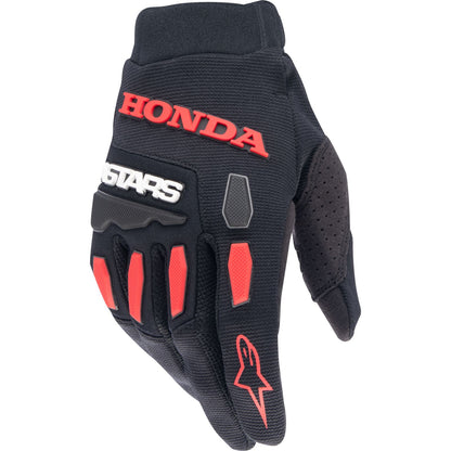 Alpinestars Honda Full Bore Gloves - Black/Bright Red - 3X-Large [MPN: 3563823-1303-3XL]_1367537