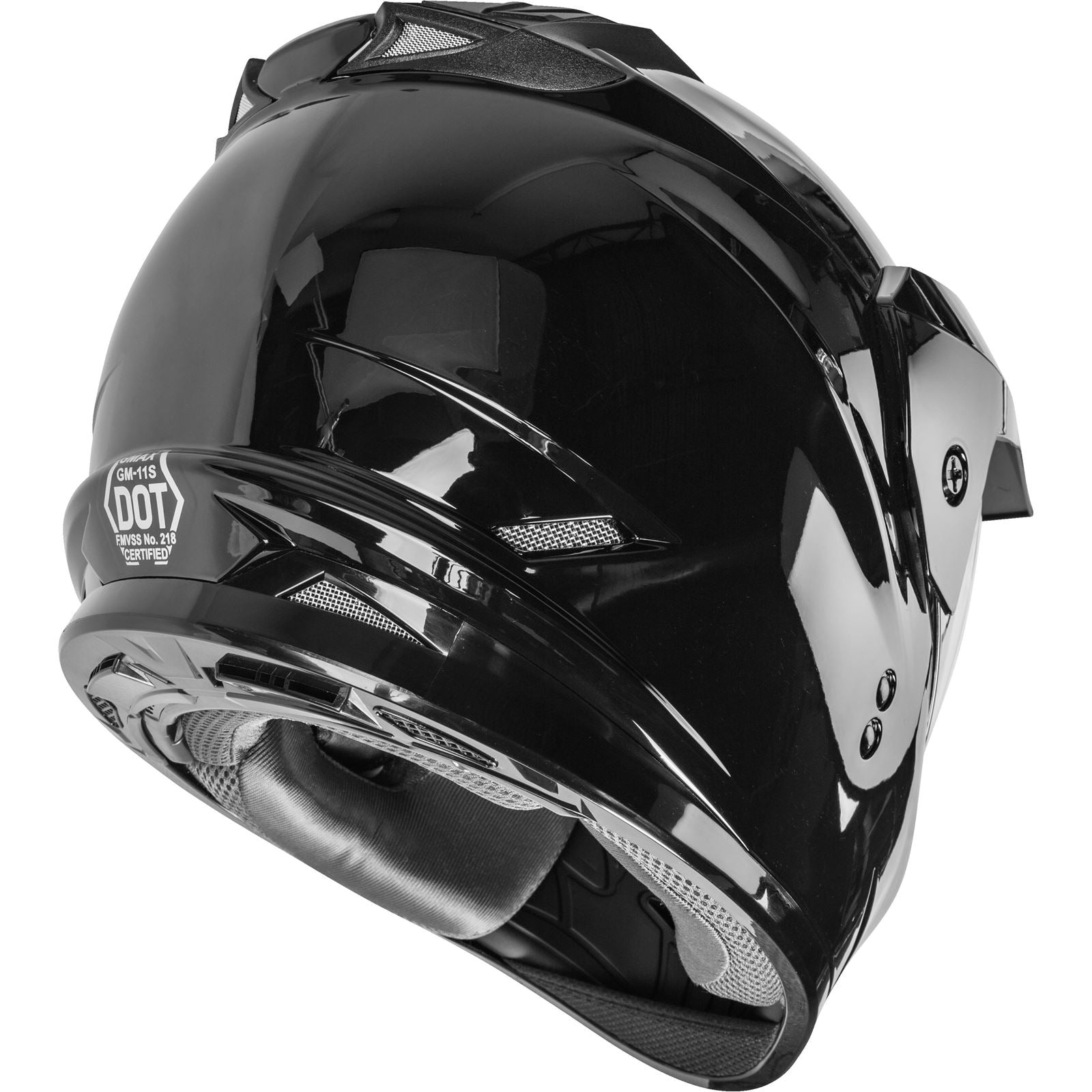 GM-11 Dual Sport Helmet - Black - 2XL_1509003