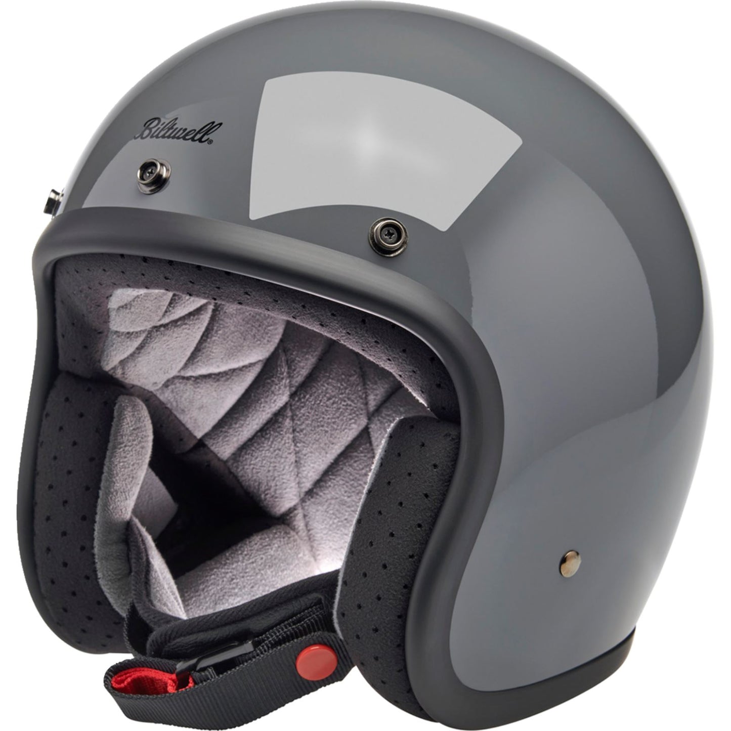 Biltwell Inc. Biltwell Bonanza Helmet - Gloss Storm Gray_1367798
