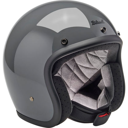 Biltwell Inc. Biltwell Bonanza Helmet - Gloss Storm Gray_1367802