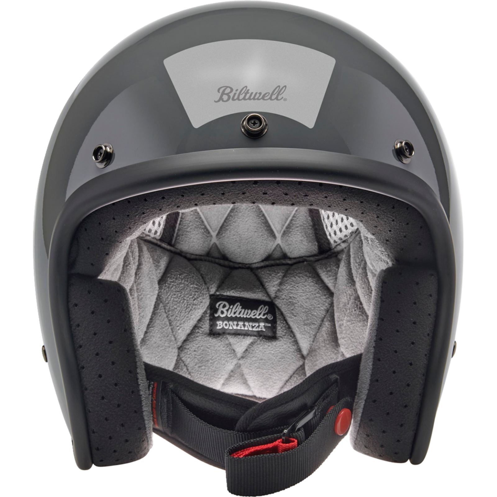 Biltwell Inc. Biltwell Bonanza Helmet - Gloss Storm Gray_1367803