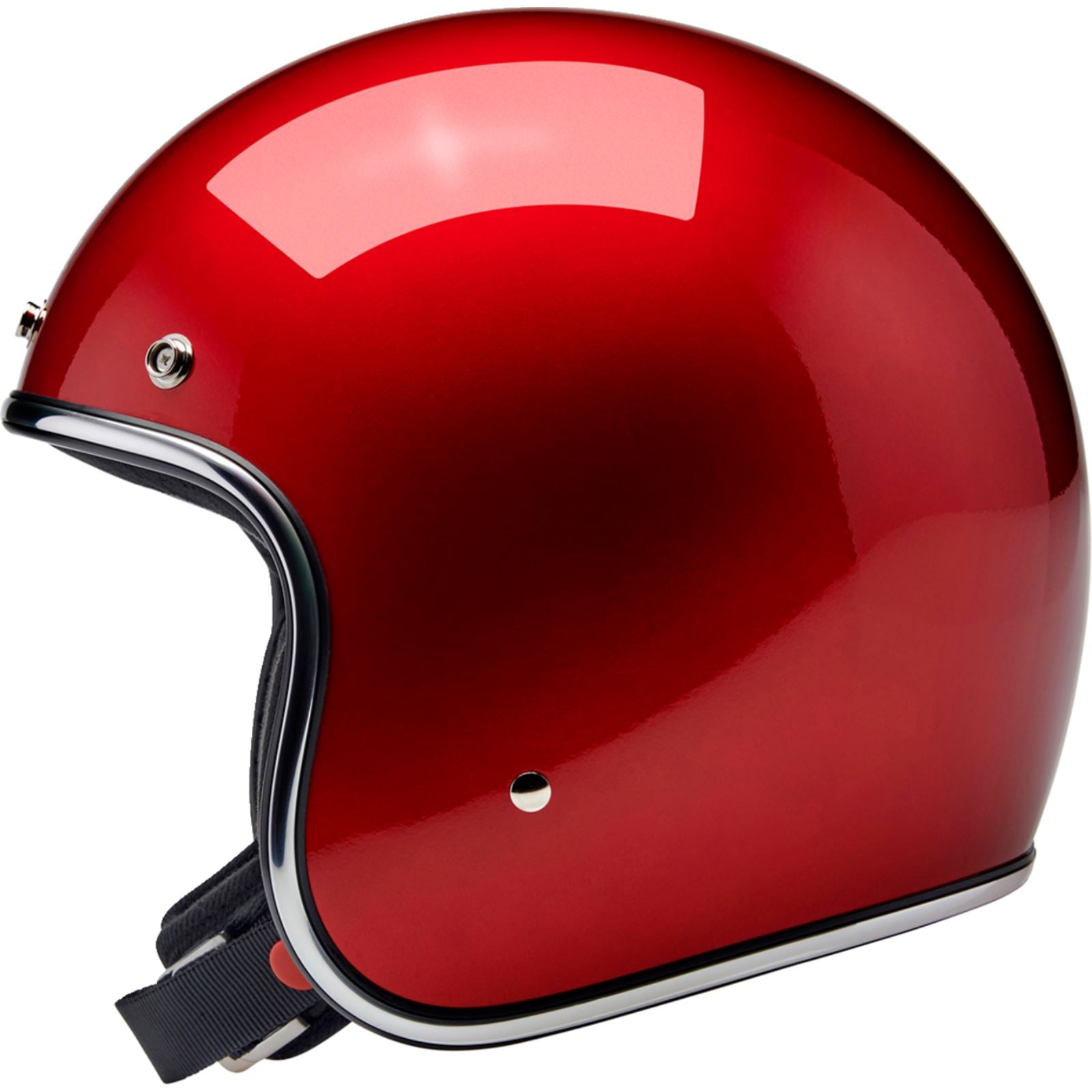 Biltwell Inc. Biltwell Bonanza Helmet - Metallic Cherry Red_1367885