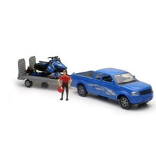 Pick-up Truck with Polaris Snowmobile - Scale 1:18_1369958