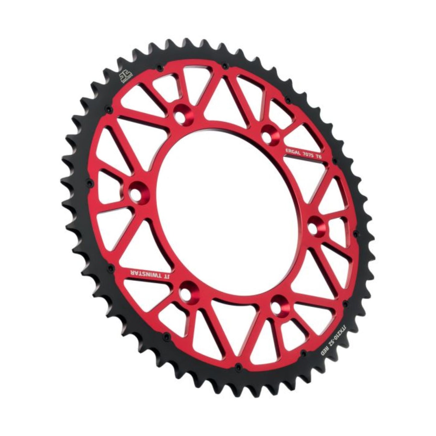 JT Sprockets Twinstar Sprocket - Red 52-Tooth  JTX210.52RED_1370201