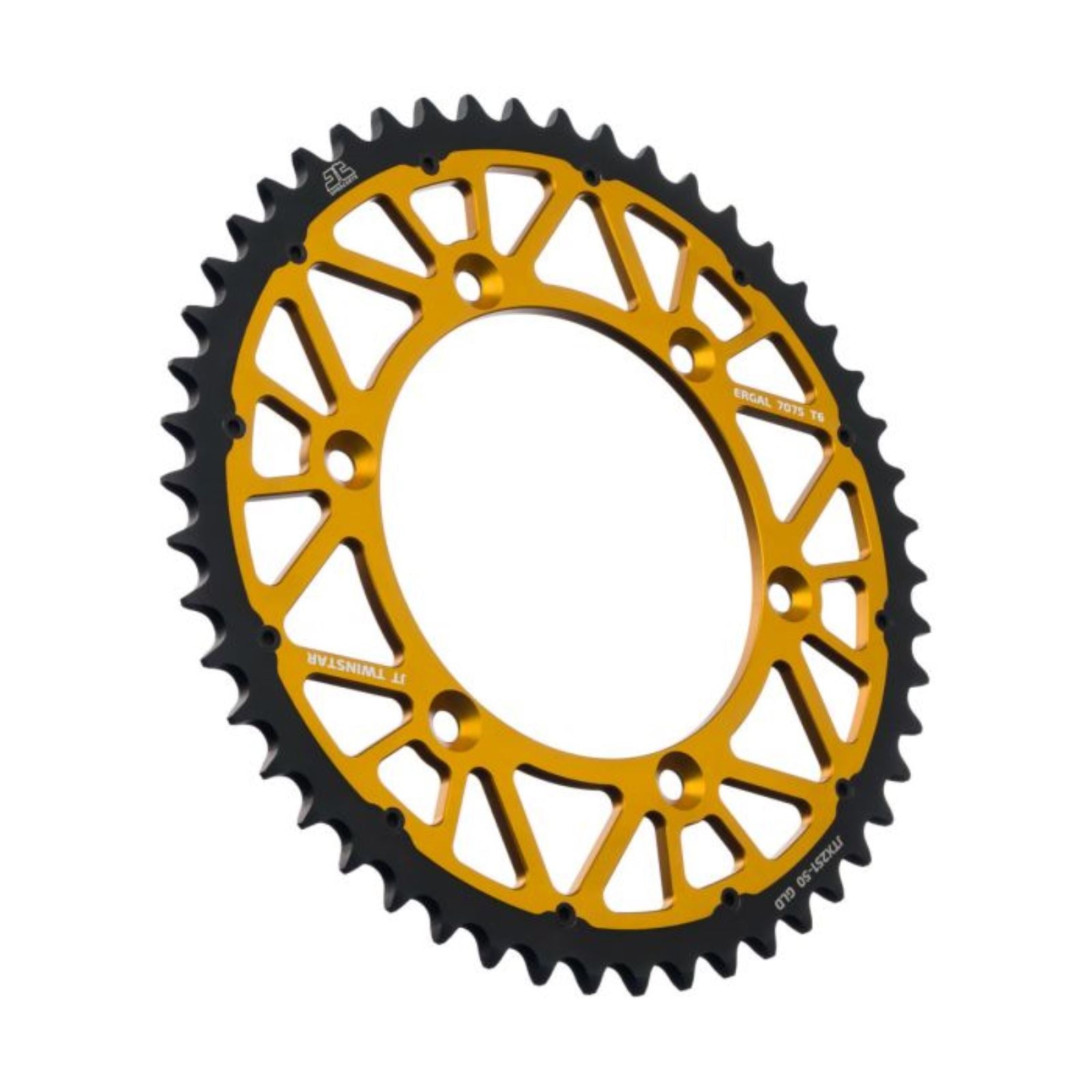 JT Sprockets Twinstar Sprocket - Gold 50-Tooth  JTX251.50GLD_1370204