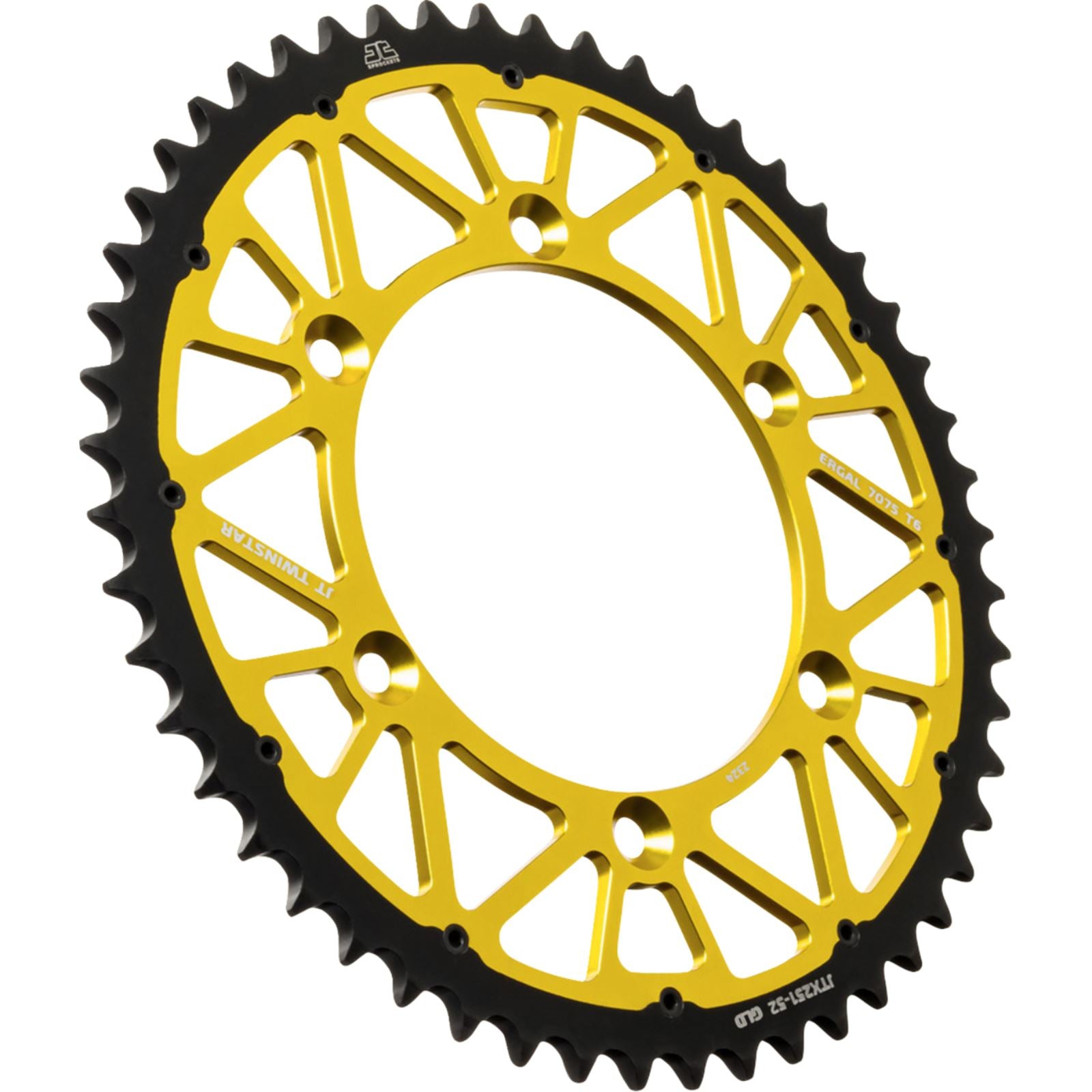 JT Sprockets Rear Sprocket - 52 Tooth - Gold - For Yamaha JTX251.52GLD_1645007