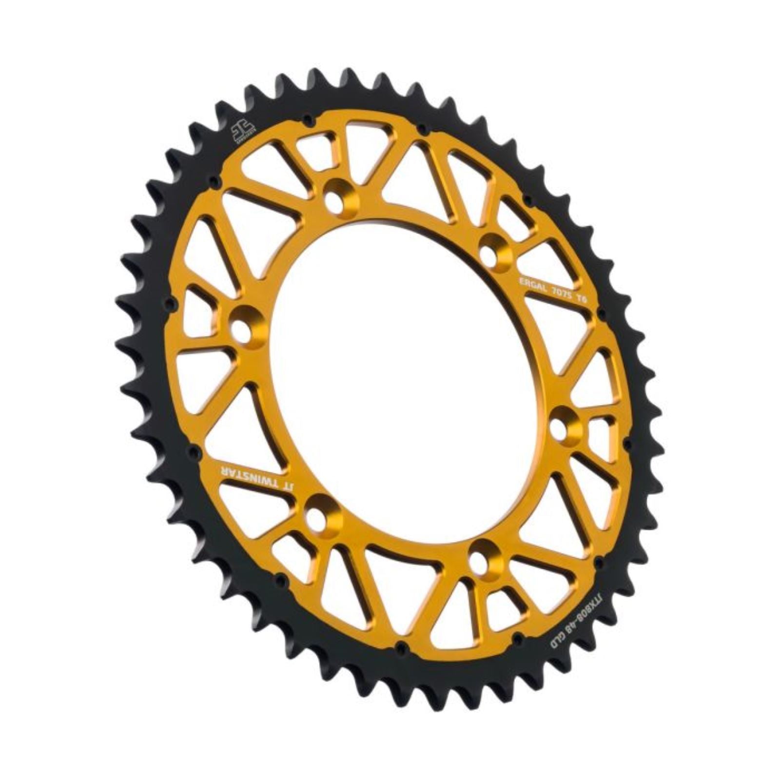 JT Sprockets Twinstar Sprocket - Gold 48-Tooth  JTX808.48GLD_1370172