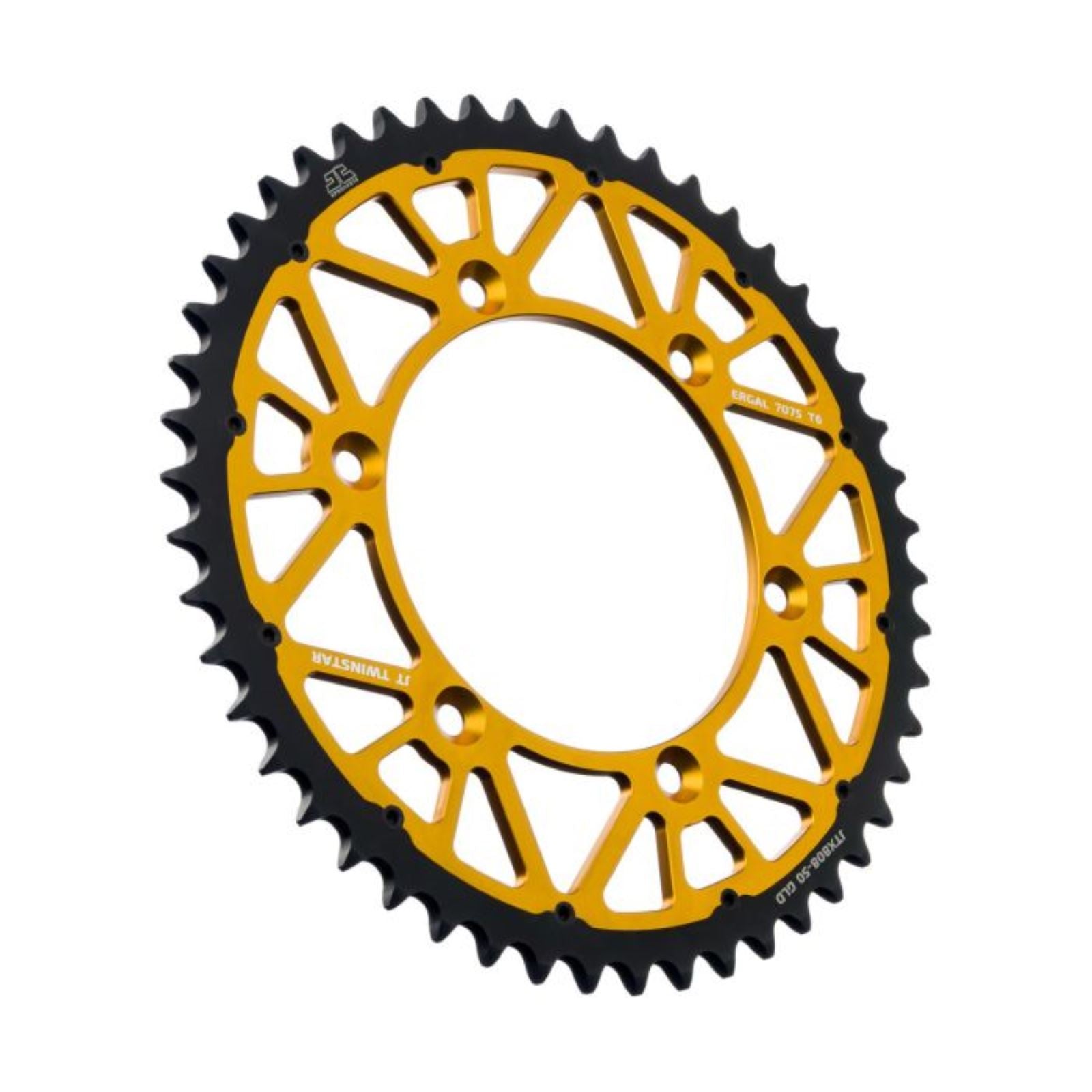 JT Sprockets Twinstar Sprocket - Gold 50-Tooth  JTX808.50GLD_1370174