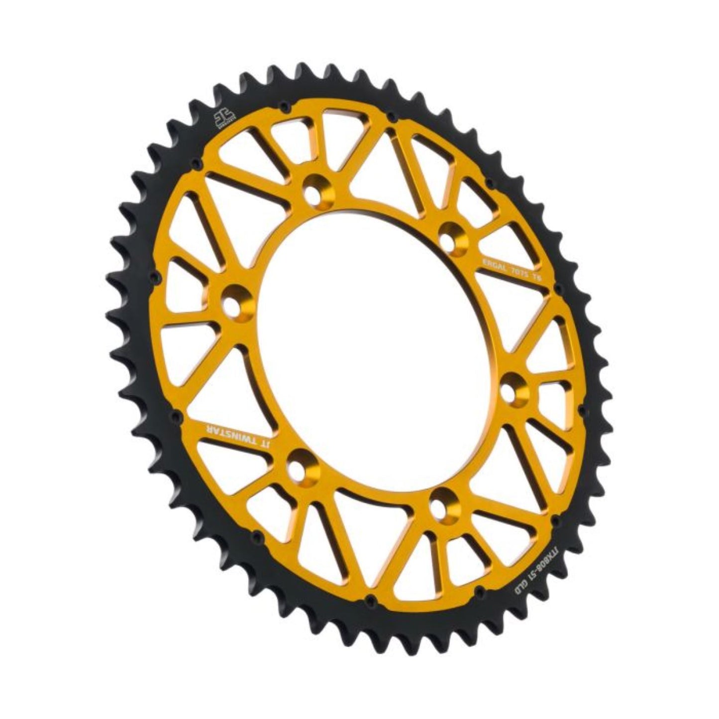 JT Sprockets Twinstar Sprocket - Gold 51-Tooth  JTX808.51GLD_1370175