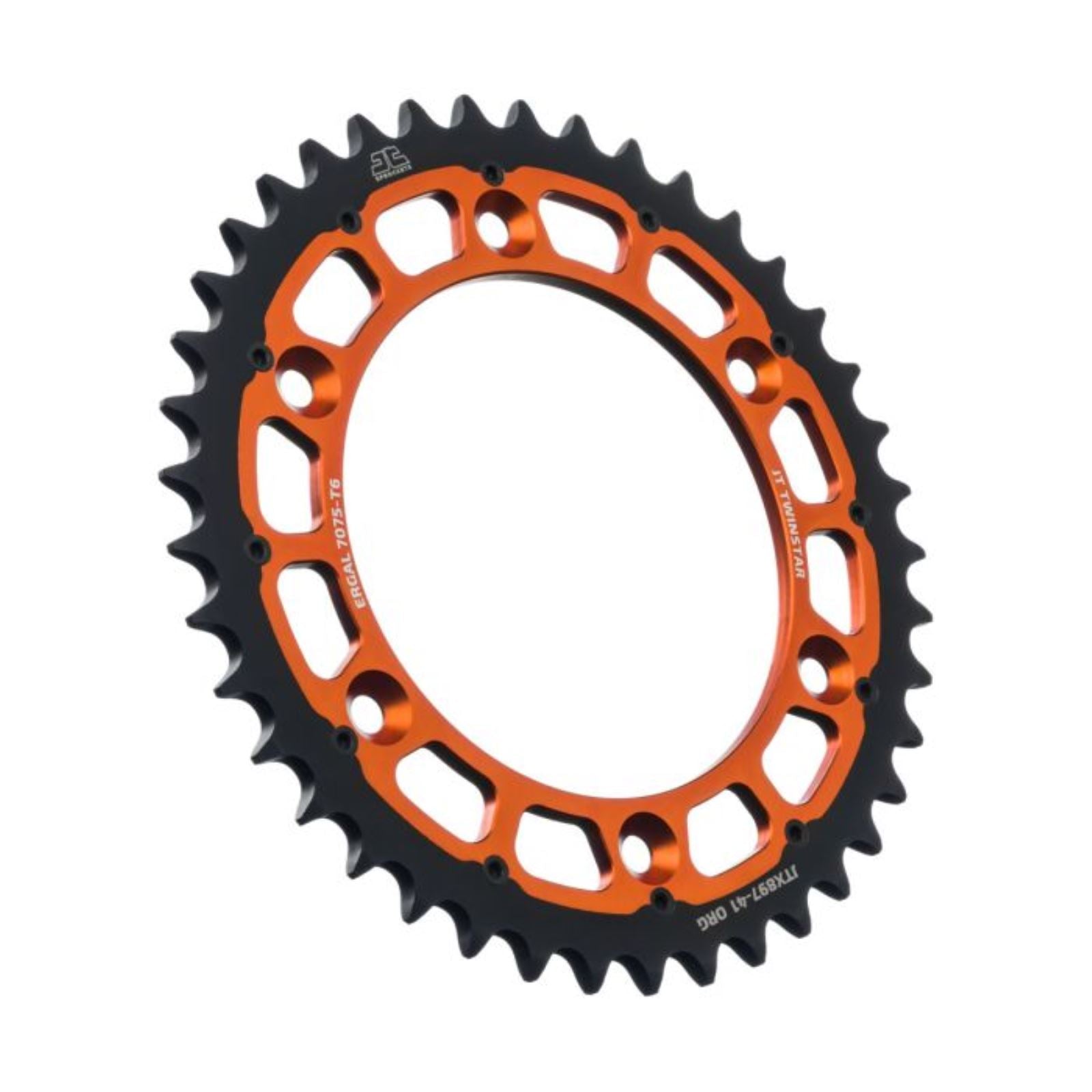 JT Sprockets Twinstar Sprocket - Orange 41-Tooth JTX897.41ORG_1370179
