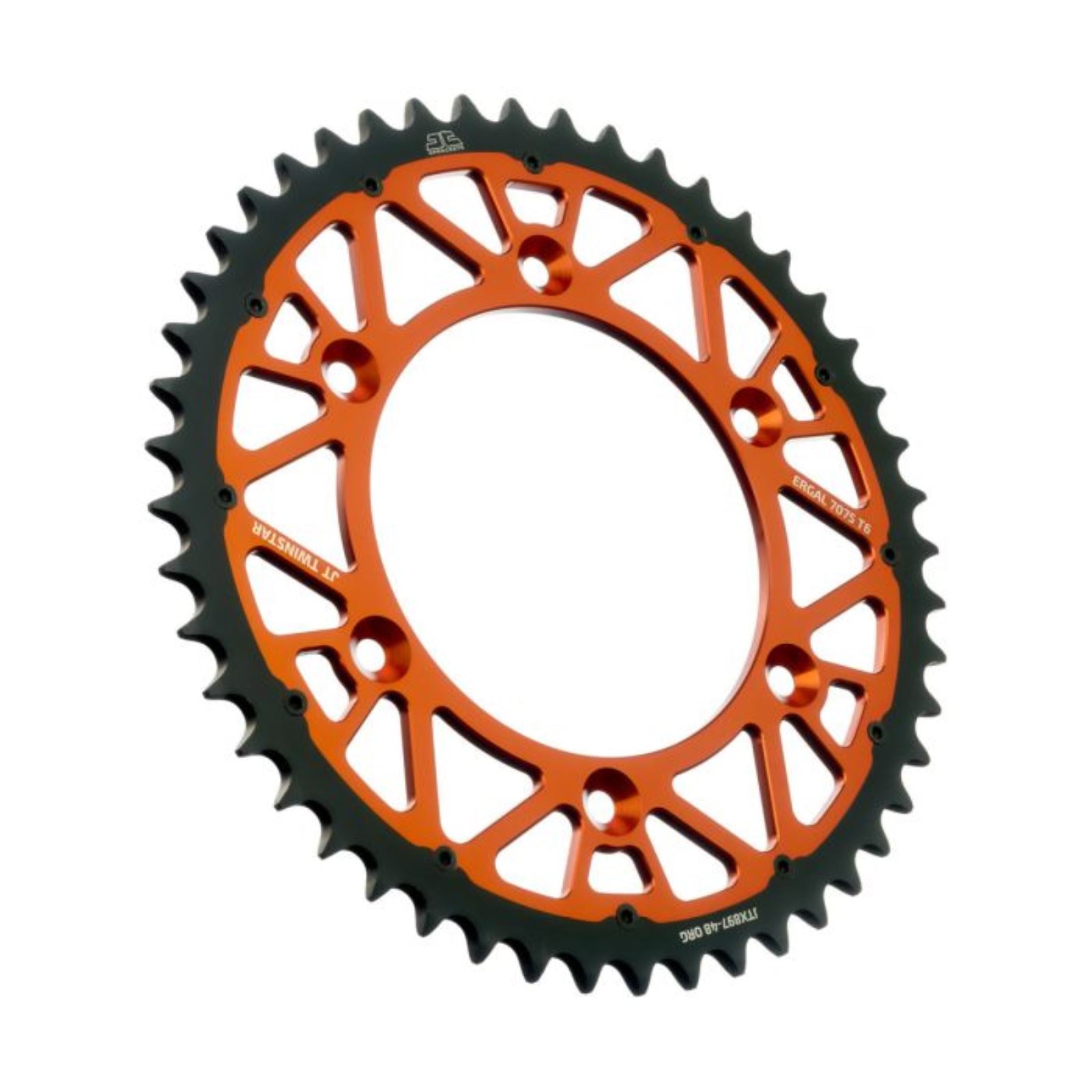 JT Sprockets Twinstar Sprocket - Orange 48-Tooth JTX897.48ORG_1370183