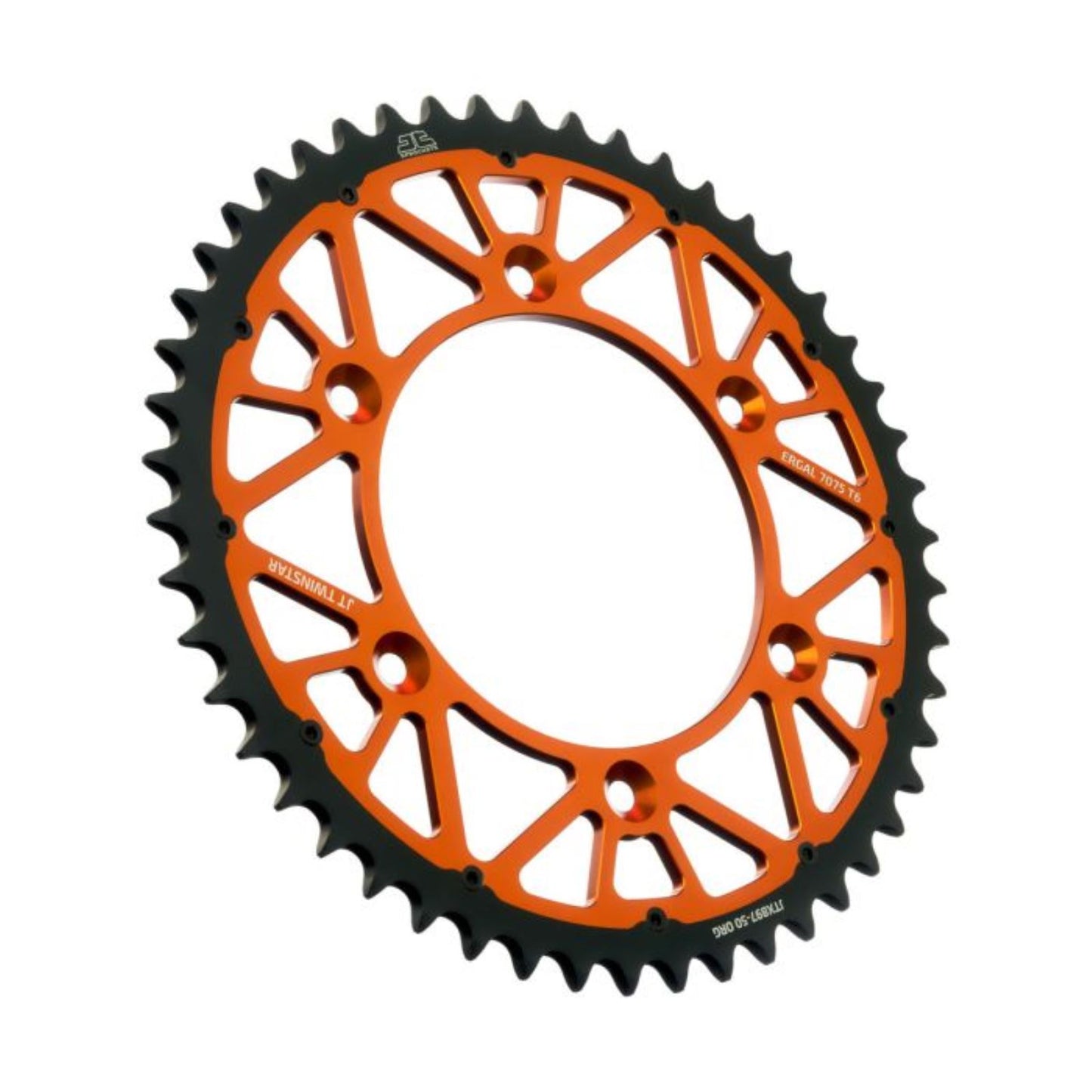 JT Sprockets Twinstar Sprocket - Orange 50-Tooth JTX897.50ORG_1370185