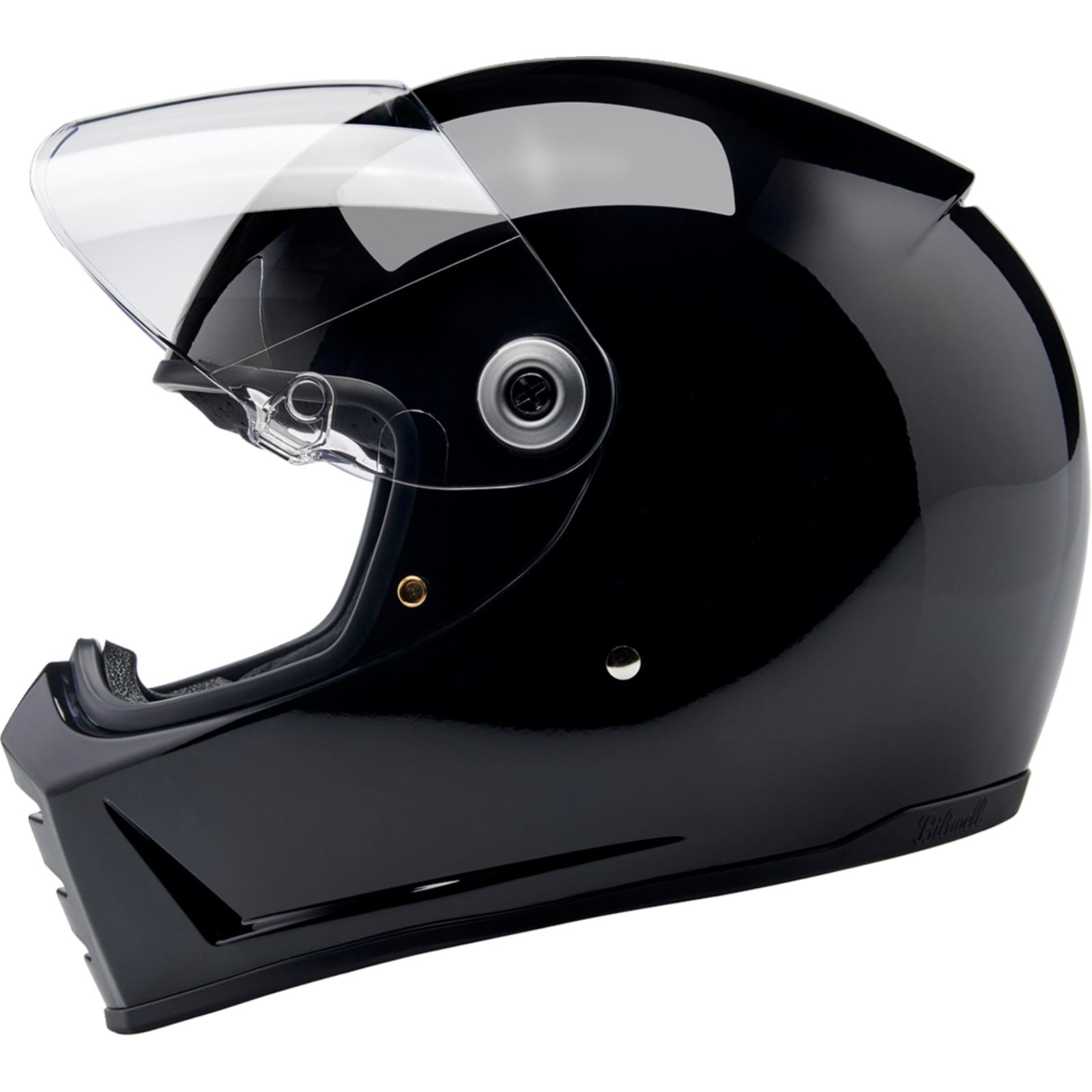 Biltwell Inc. Lane Splitter Helmet - Gloss Black_1368741