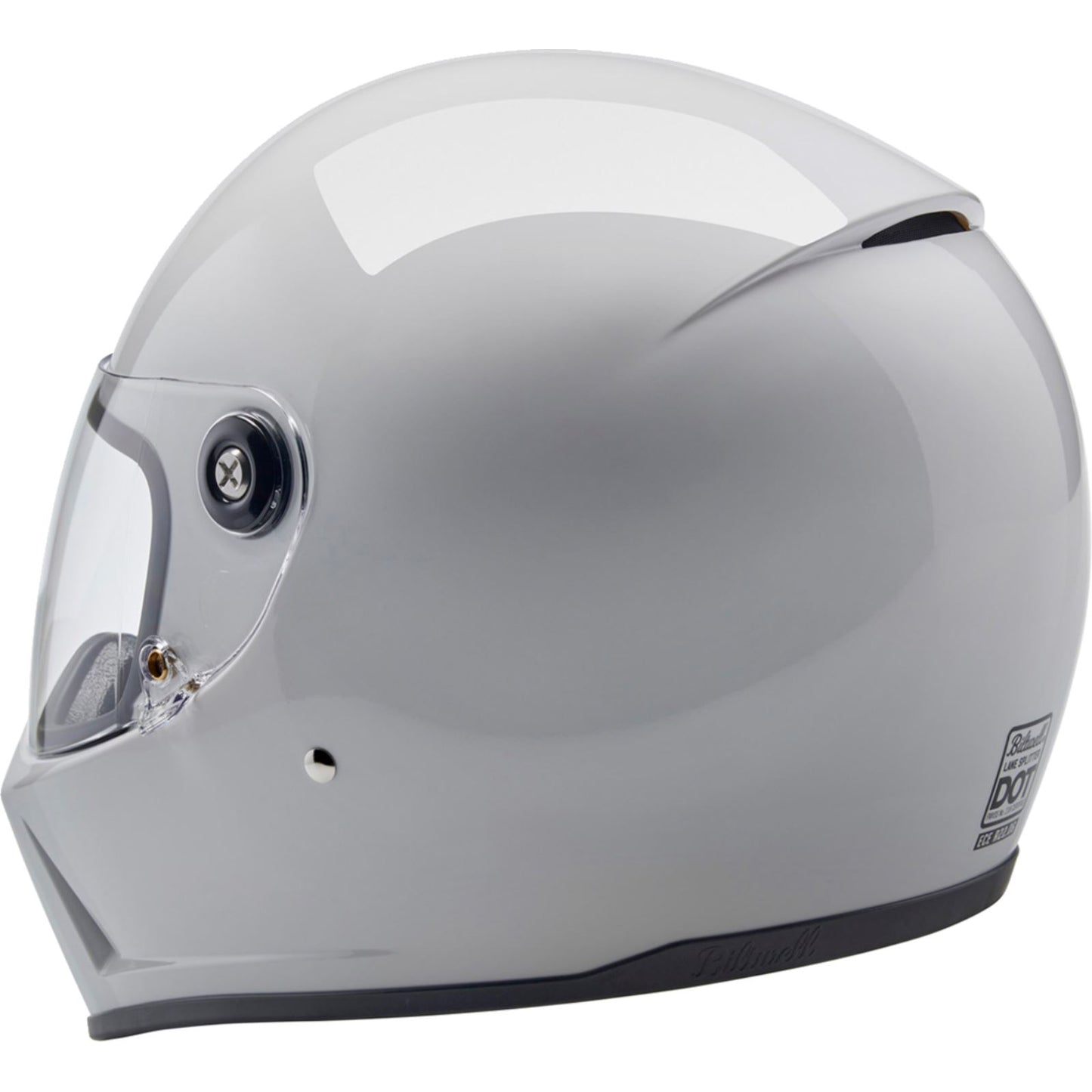Biltwell Inc. Lane Splitter Helmet - Gloss White_1368790