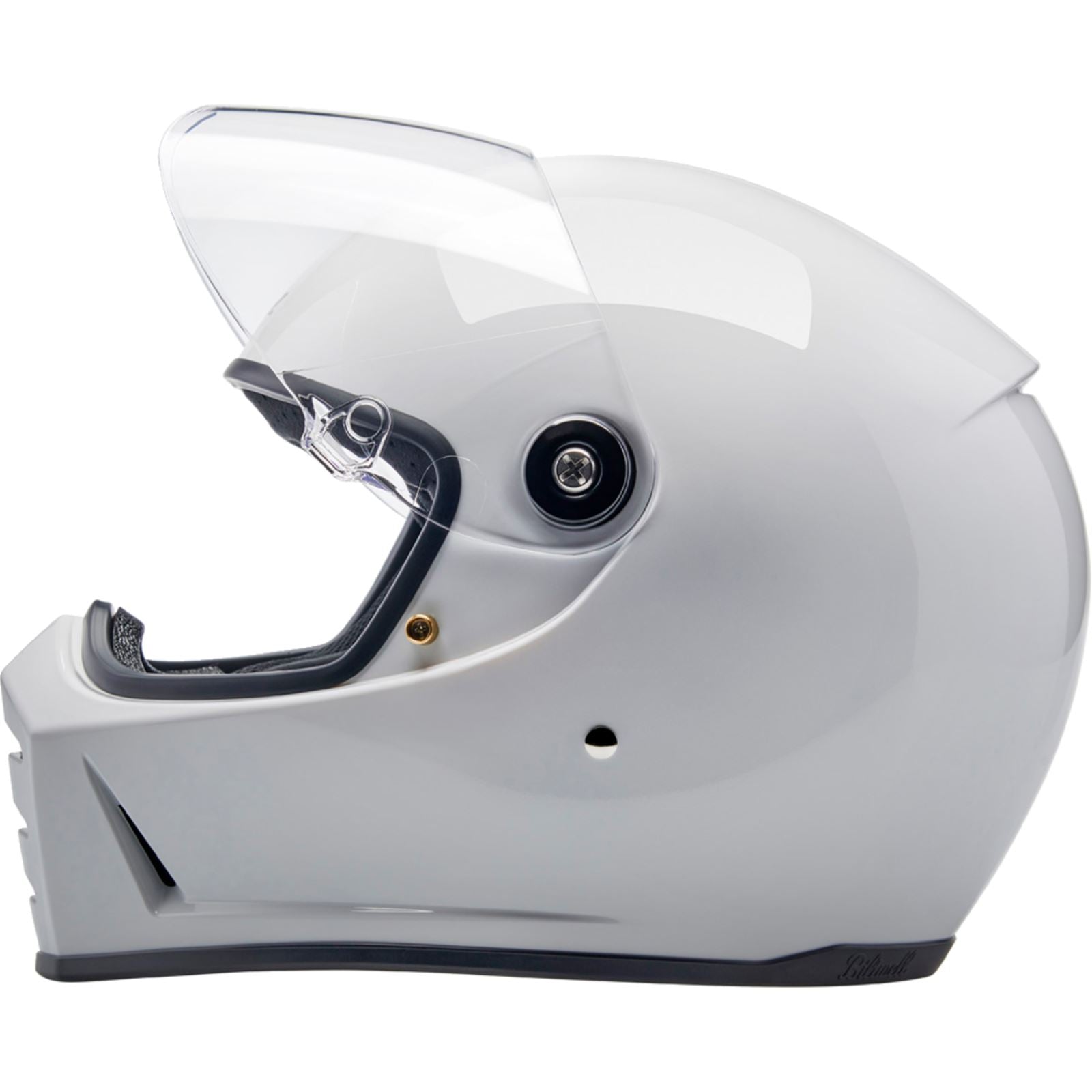 Biltwell Inc. Lane Splitter Helmet - Gloss White_1368796