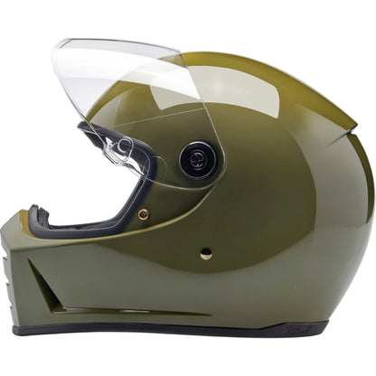 Biltwell Inc. Lane Splitter Helmet - Gloss Olive Green_1368877