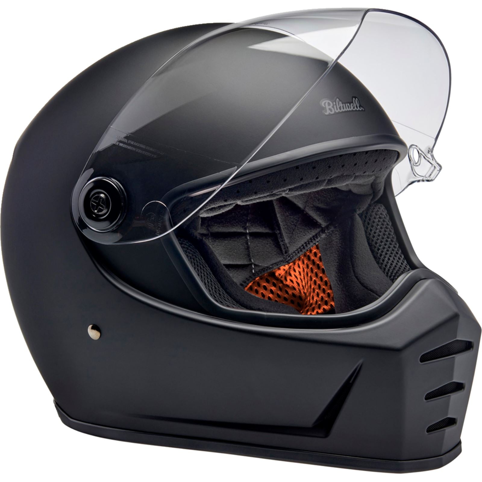 Biltwell Inc. Lane Splitter Helmet - Flat Black_1368990