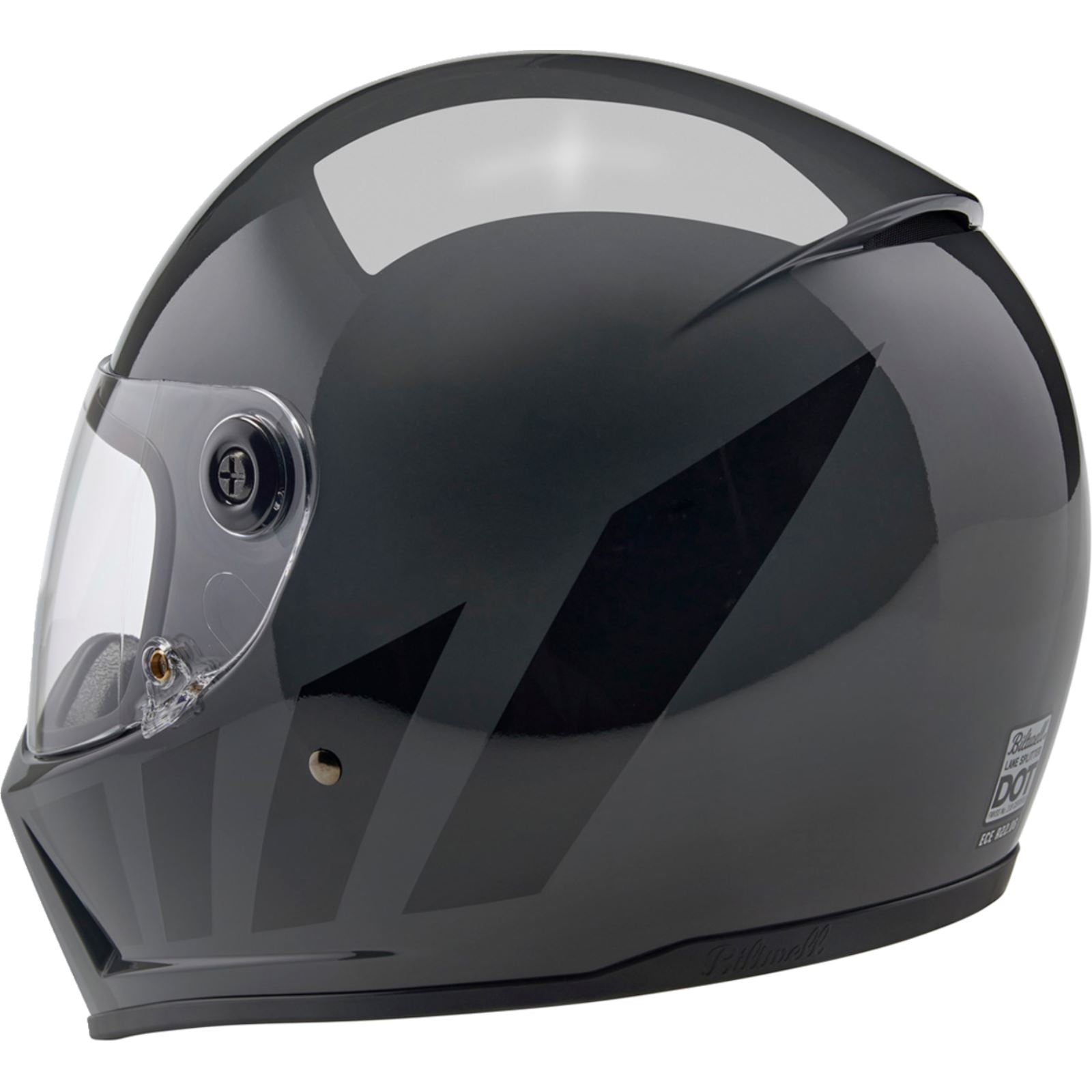 Biltwell Inc. Lane Splitter Helmet - Storm Gray Inertia_1369064