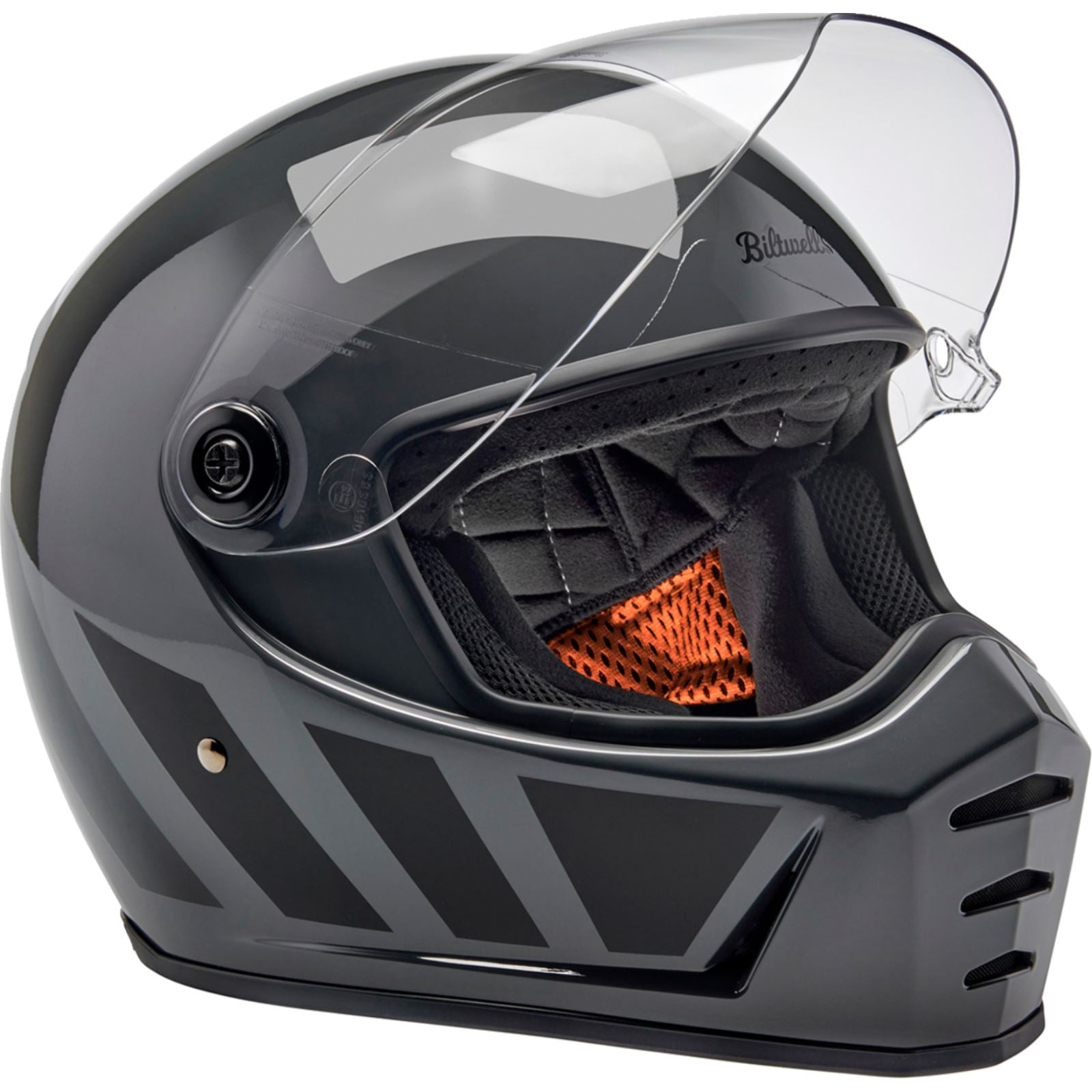 Biltwell Inc. Lane Splitter Helmet - Storm Gray Inertia_1369071