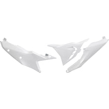 UFO Plastics Side Panels - White - Vented for KTM [MPN: KT05021#042]_1396699
