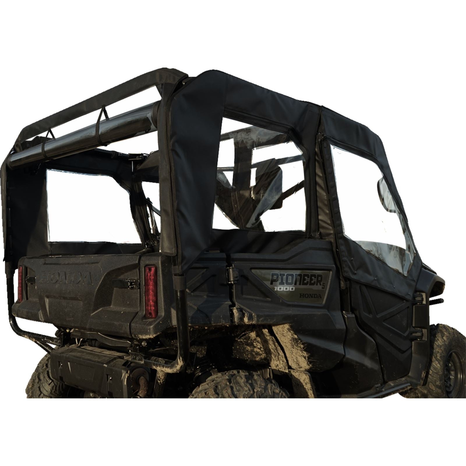Seizmik Soft Doors - Middle and Rear Windows with Zipper for Honda Pioneer 51-20983_1377408
