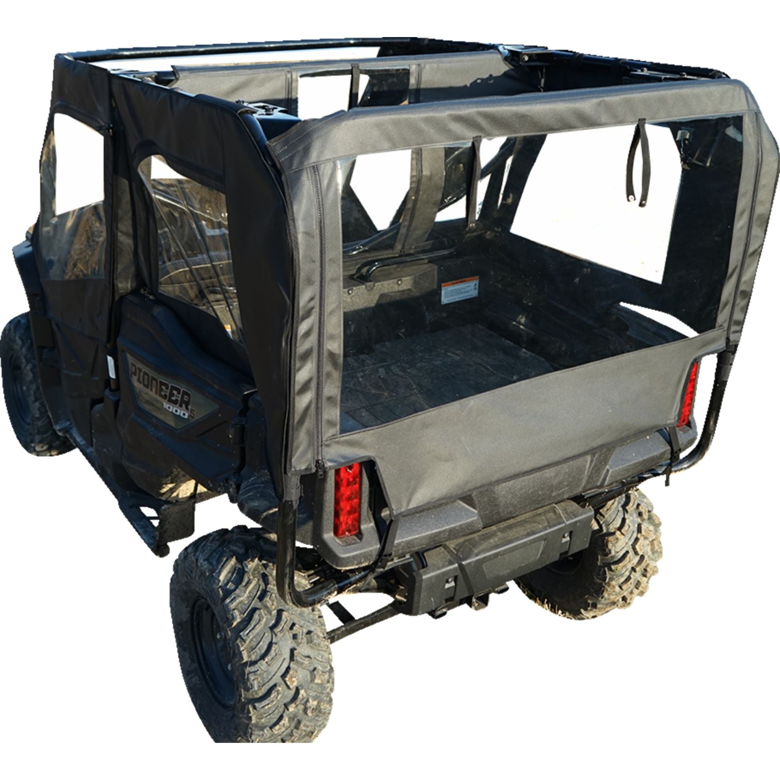 Seizmik Soft Doors - Middle and Rear Windows with Zipper for Honda Pioneer 51-20983_1377409