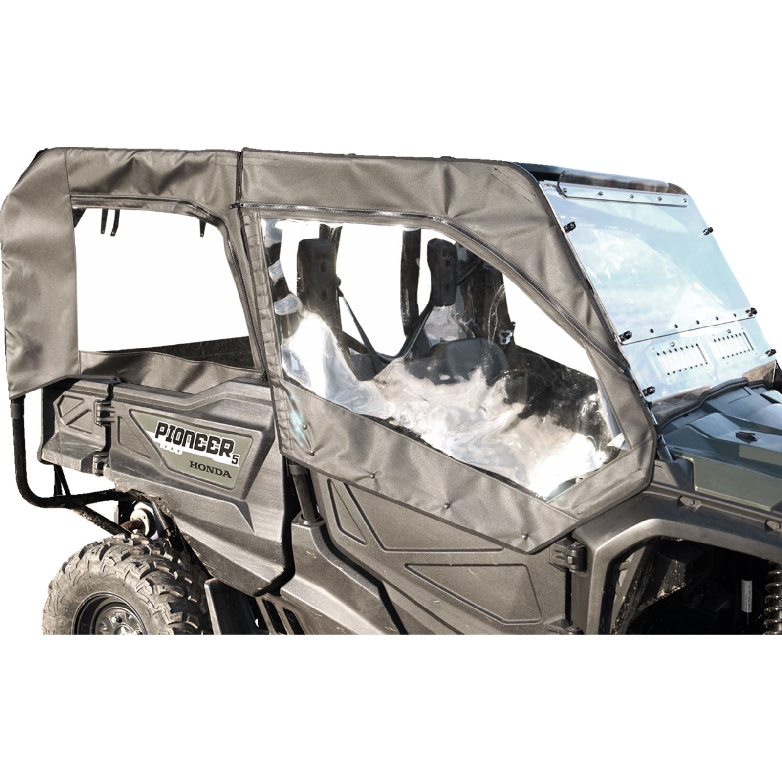 Seizmik Soft Doors - Middle and Rear Windows with Zipper for Honda Pioneer 51-20983_1377414
