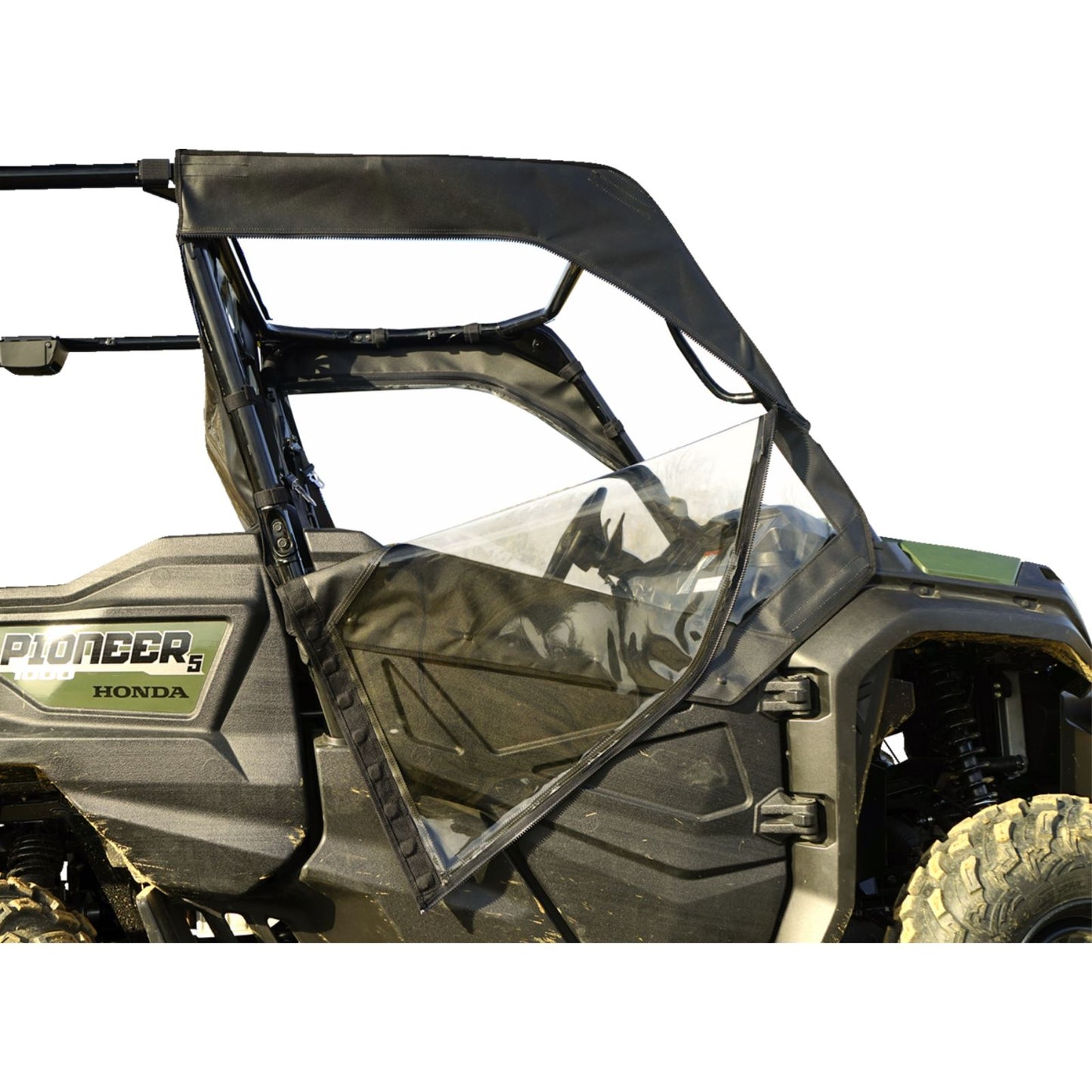 Seizmik Soft Doors - Middle and Rear Windows with Zipper for Honda Pioneer 51-20983_1377415