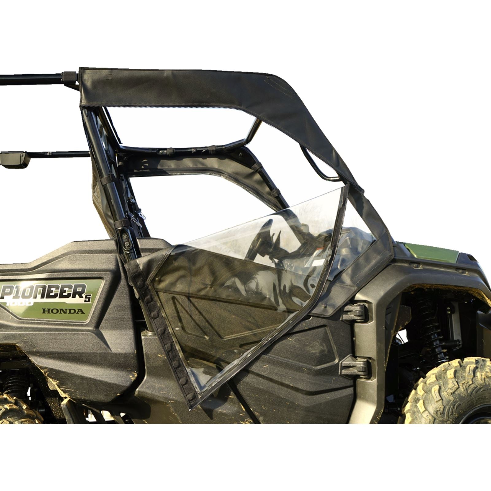 Seizmik Soft Doors - Middle and Rear Windows with Zipper for Honda Pioneer 51-20983_1377415