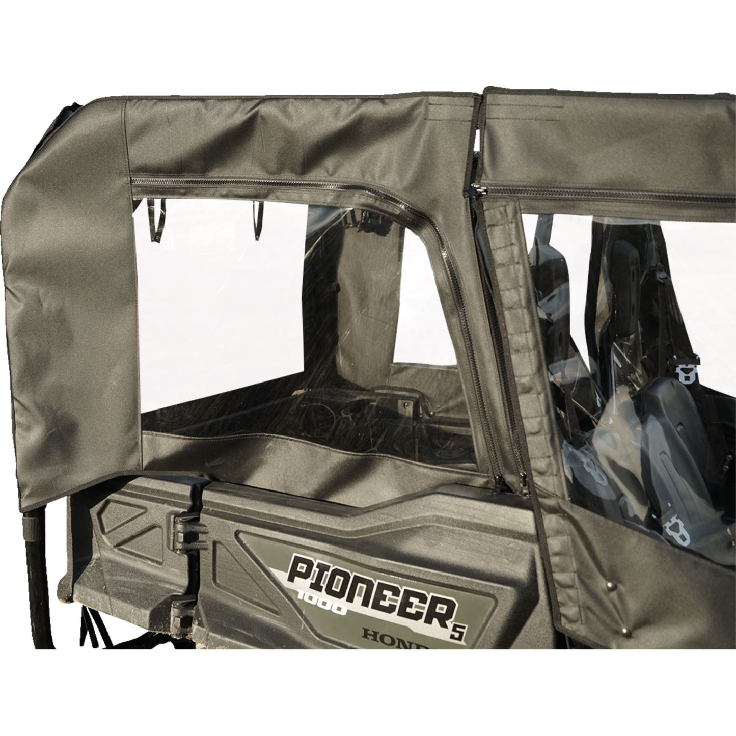 Seizmik Soft Doors - Middle and Rear Windows with Zipper for Honda Pioneer 51-20983_1377416