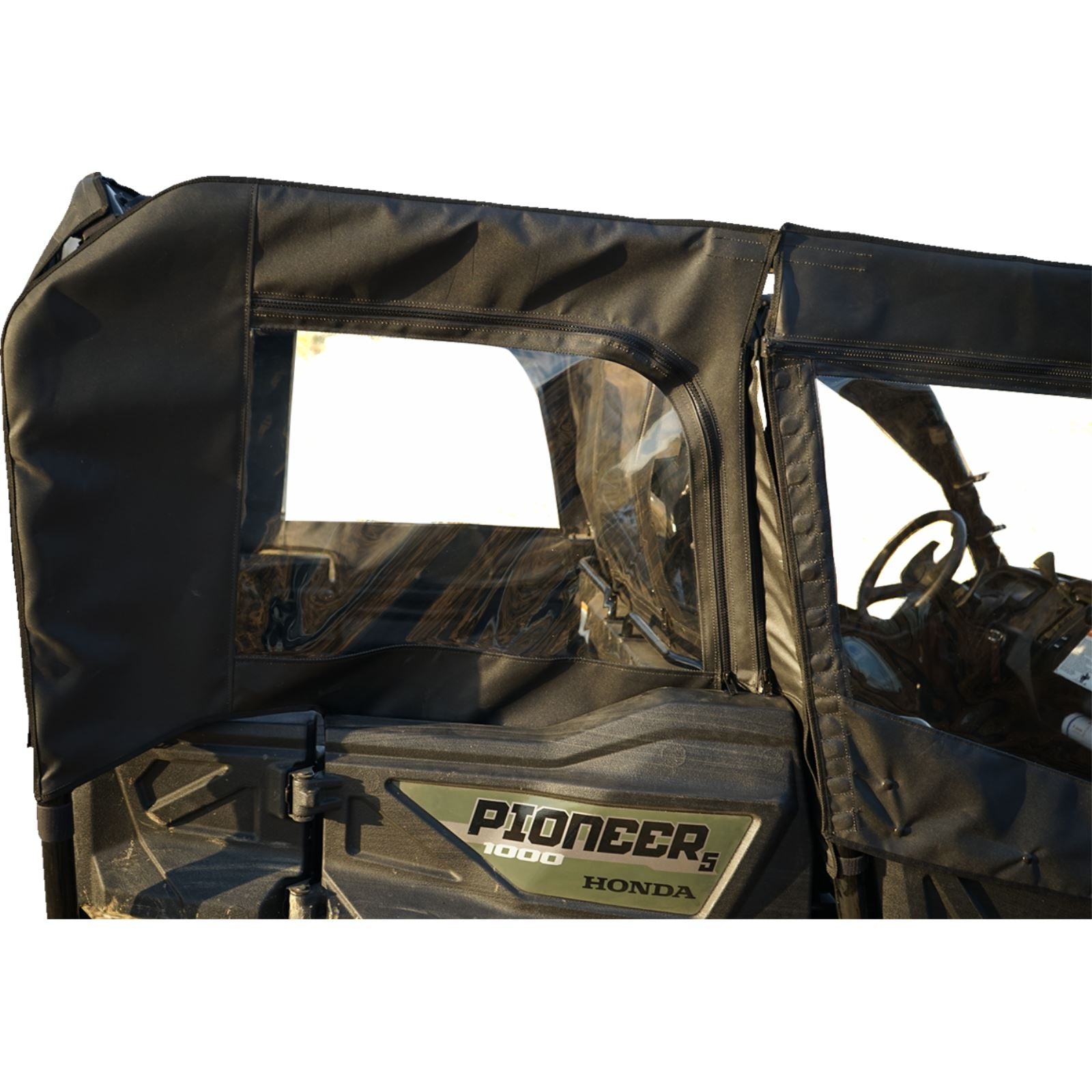 Seizmik Soft Doors - Middle and Rear Windows with Zipper for Honda Pioneer 51-20983_1377418