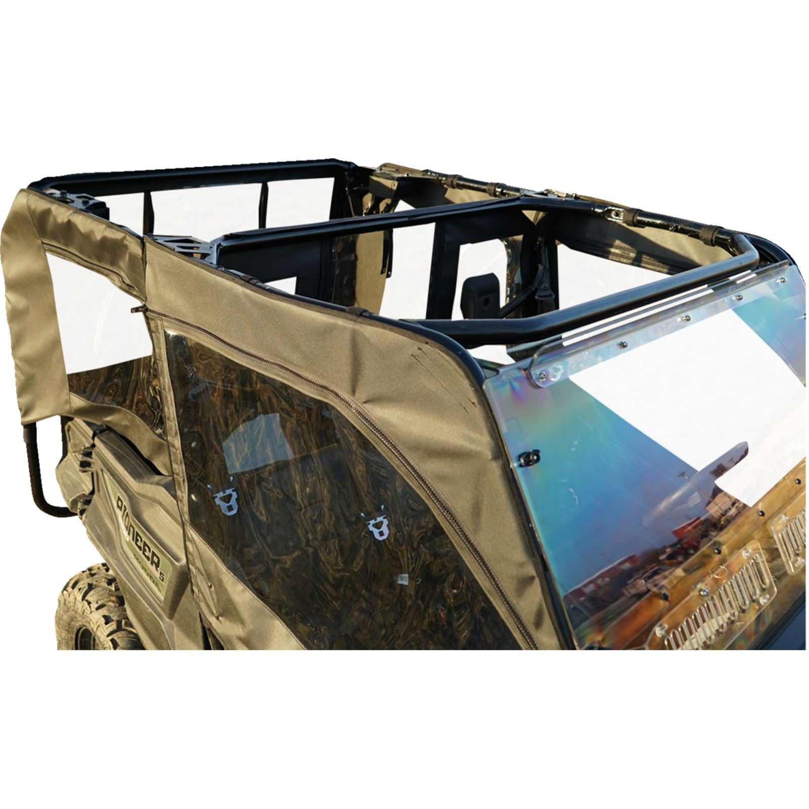 Seizmik Soft Doors - Middle and Rear Windows with Zipper for Honda Pioneer 51-20983_1377420