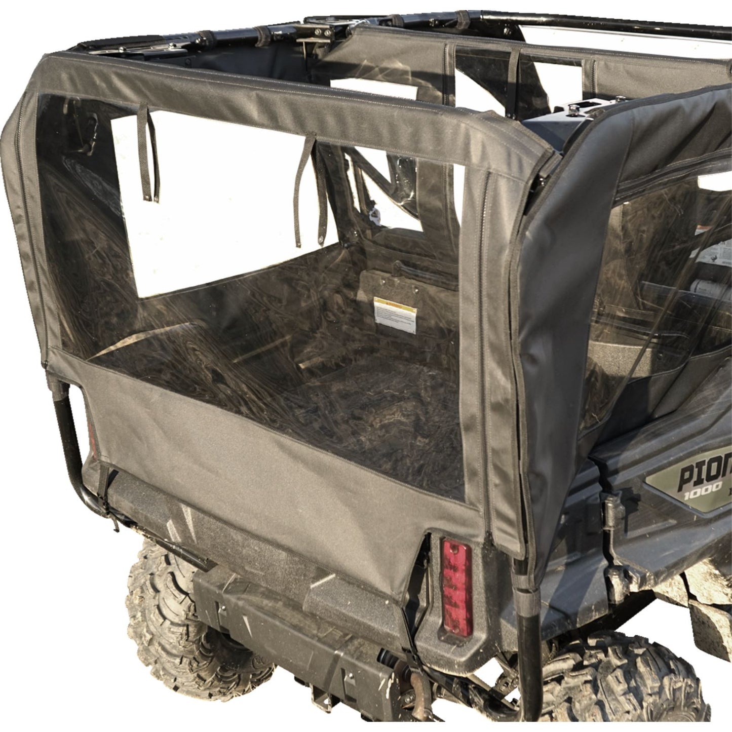 Seizmik Soft Doors - Middle and Rear Windows with Zipper for Honda Pioneer 51-20983_1377400