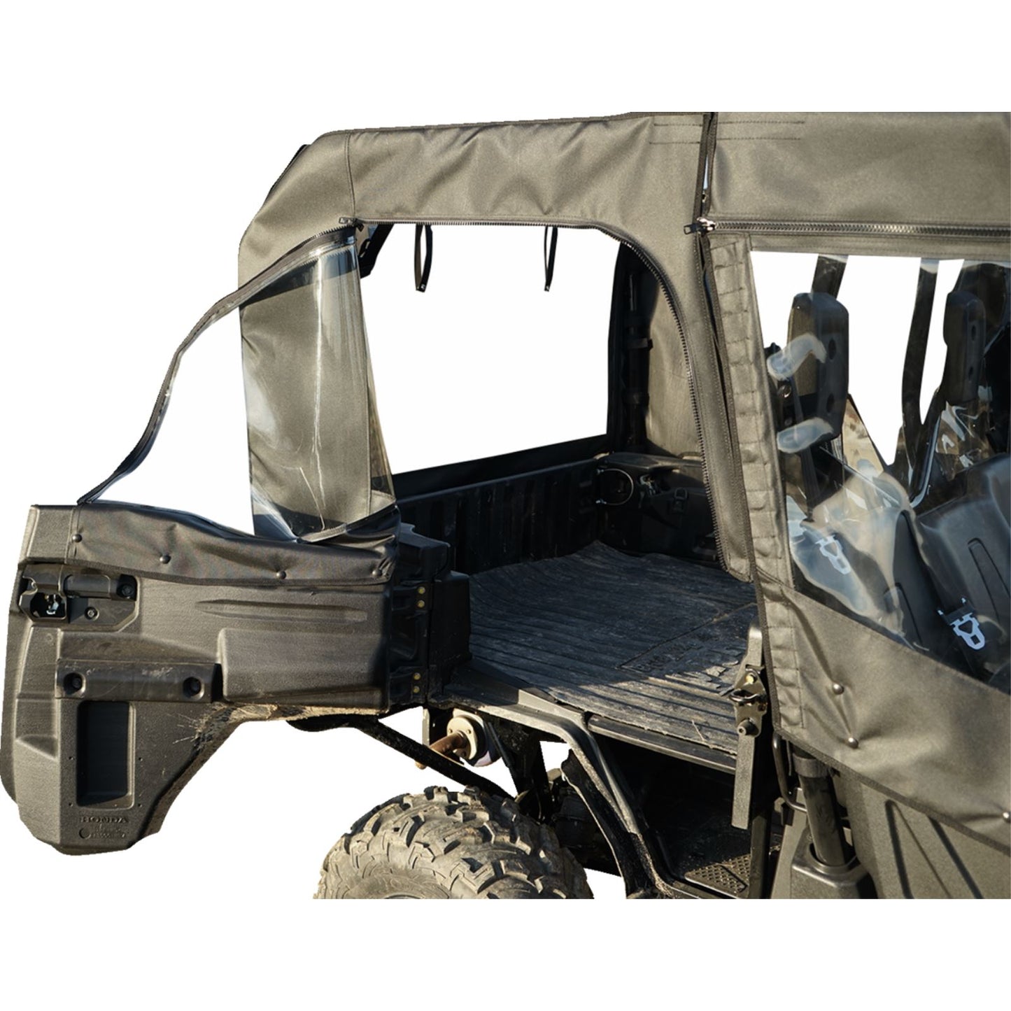 Seizmik Soft Doors - Middle and Rear Windows with Zipper for Honda Pioneer 51-20983_1377401