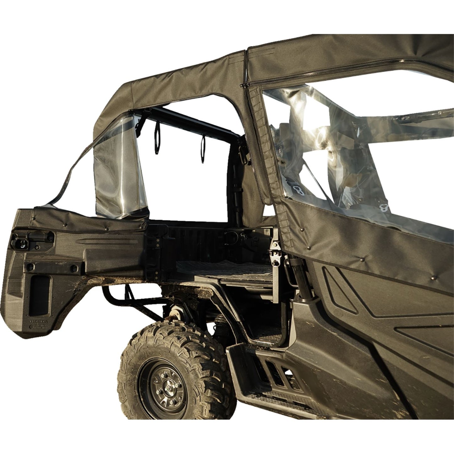 Seizmik Soft Doors - Middle and Rear Windows with Zipper for Honda Pioneer 51-20983_1377402